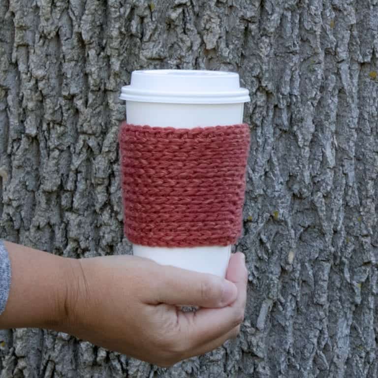 Free Beginner Coffee Cup Cozy Crochet Pattern Elkhorn Cup Sleeve