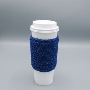 Quick crochet cup cozy
