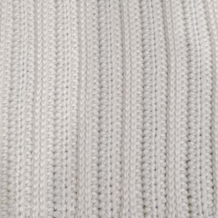 PapioCreek Rib Stitch Scarf Free Crochet Pattern - PapioCreek Crochet