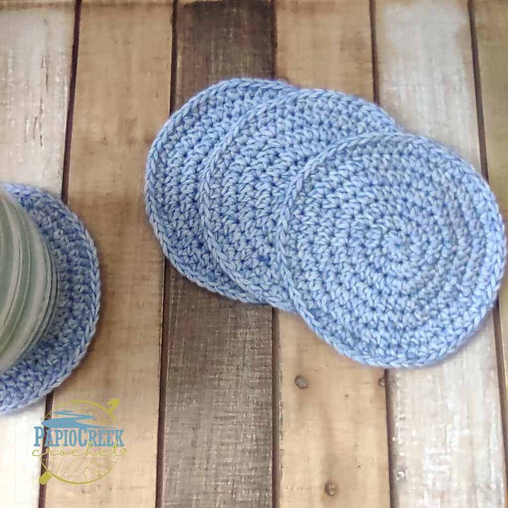 Super Simple Drink Coaster Crochet Pattern PapioCreek Crochet